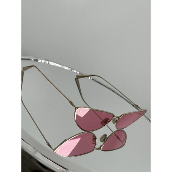 NEW Dior MissDior B1U Cat Eye Sunglasses in Gold Pink - Picture 7 of 9